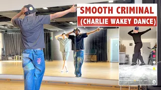 SMOOTH CRIMINAL DANCE TUTORIAL (STEP BY STEP WITH MIRROR) | CHARLIE WAKEY TIKTOK VERSION