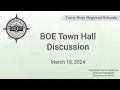 Toms River Regional Schools - BOE Town Hall Discussion