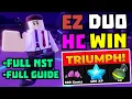 DUO Hardcore Triumph with No Special Towers Full Guide TDS Tower Defense Simulator