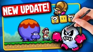 This Free Online Mario Maker game has gotten even BETTER New Features Enemies and MORE