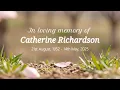 Honoring Their Memory Forever - Memorial Service