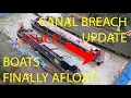 Lagu Whitchurch Canal Breach Update, Boats Are Afloat Despite Issues, Update With Commentary(17thJanuary)