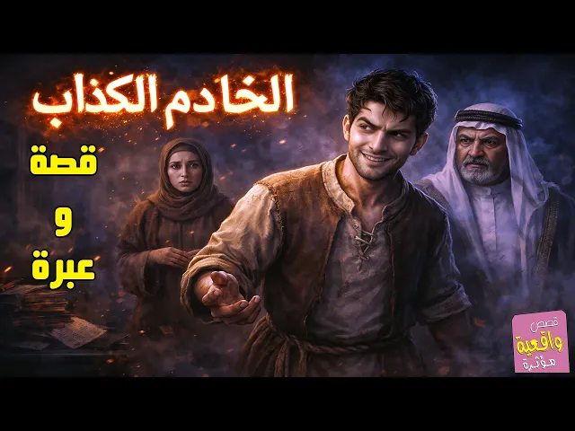 ⁣قصة الخادم الكذاب !!! قصة وعبرة