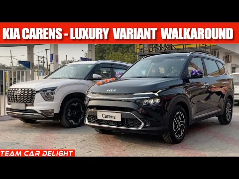 Kia Carens Luxury - Walkaround with On Road Price, Service Cost | Kia Carens 2022