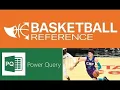 Microsoft Excel Training Scraping NBA player data from Basketball-Reference with Power Query 1