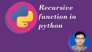 Python tutorial for beginners 18 How to use recursive function in python Hindi