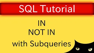 SQL Tutorial - NOT IN Database Tutorial 5h