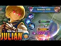 One Shot Delete Enemies!! 19 Kills Julian Insane Burst DMG!! - Build Top 1 Global Julian ~ MLBB