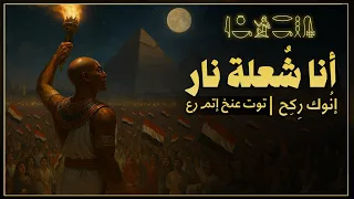 أنا شعلة نار إن ك ر ك ح فلتحيا الأمة المصرية Tut Ankh ItmRa 