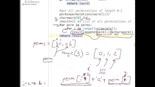 148 Recursion and implementing permutation with Python