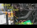 Ford Taurus blows ignition fuse FIXED