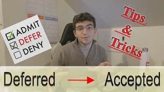 What to do when you get deferred