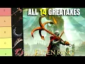 Best Elden Ring Greataxe All 14 Greataxes Ranked Weapon Tier List Patch 1 16
