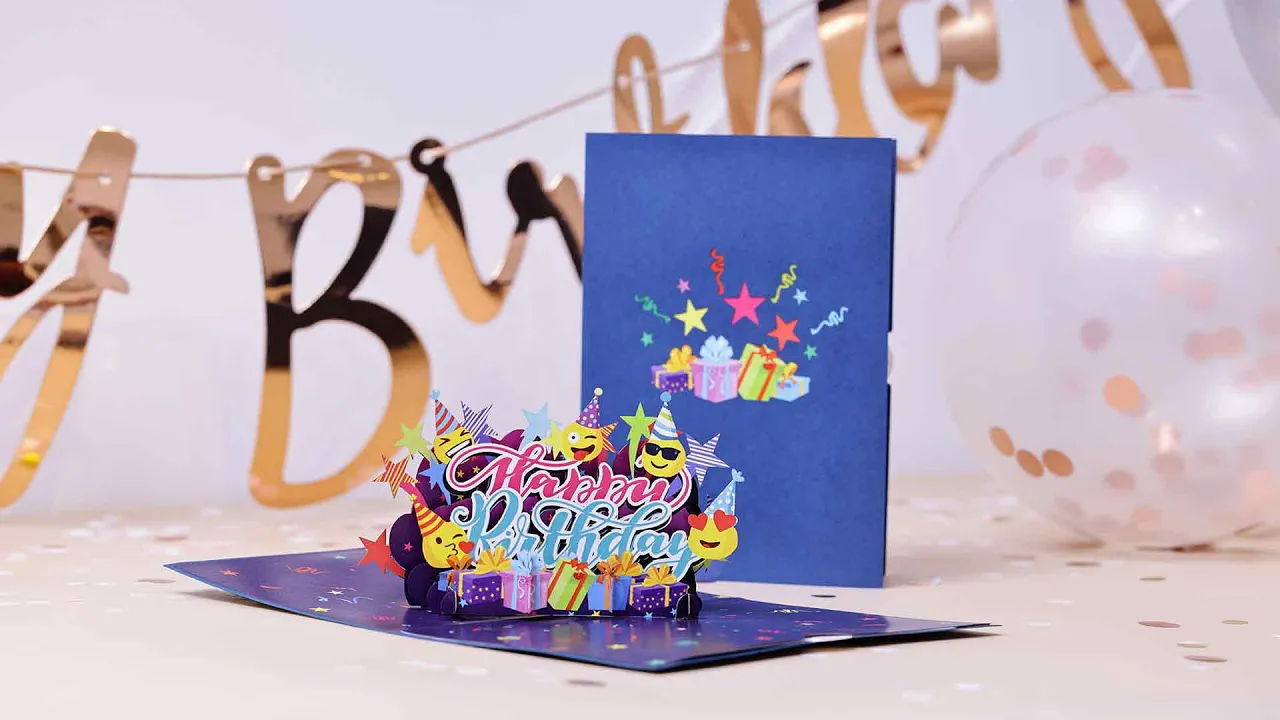 Funny Birthday Pop up card