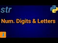 Write A Python Program That Accepts A String And Calculate The Number Of Digits And Letters
