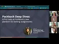 Webinar Deep Dives results and faculty feedback with host Packback COO Kelsey Behringer