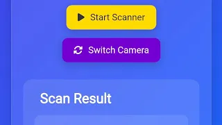 QR Code Scanner using HTML CSS JavaScript Camera Based QR Scanner for Mobile Desktop
