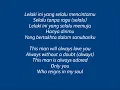 Anuar Zain - Lelaki Ini (Lyrics With English Subtitles)