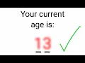 This will accurately guess your age and number