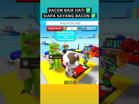 bacon baik sama sapiman #roblox