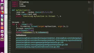 Python Multithreading use of join and daemon Thread