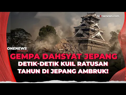 Gempa M 7,1 Guncang Jepang, Kuil Ratusan Tahun Roboh, Korban Tewas Capai 13 Orang