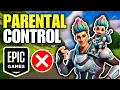 How To Remove Parental Controls on Epic Games Account