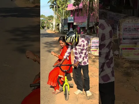 Wait for end 🤣❤️ #cycling #shorts