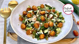 Knuspriger GNOCCHI - SALAT 🥗  -  Thermomix® TM5/TM6 \u0026 Airfryer 👍🏻