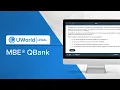 UWorld MBE QBank