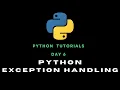 Python Day 06 Exception Handling