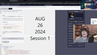 freeCodeCamp - Pt15 JavaScript Algorithms and Data Structures Aug 26 24 Study Session 1