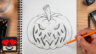 How To Draw the Pumpkin King | A Nightmare Before Christmas Sketch