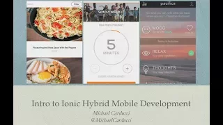 AngularNYC - Intro to Ionic Hybrid Mobile App Development