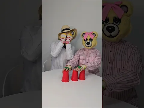 Guess the Ball Challenge 😏 #games #challenge #couple #fun #asmr #shorts #familygames