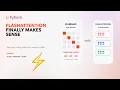 FlashAttention Explained with a Complete Numerical Example