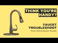 Moen MotionSense Faucet Troubleshooting