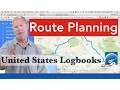 How to TRIP PLAN in the United States for CDL Drivers Learning to Navigate Logbooks