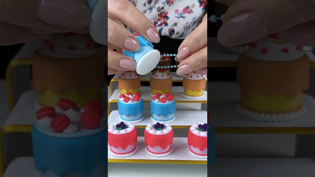 Clicker Cake Keychain, 5 varieties, Pi-Day, Clicky Toy! video thumbnail