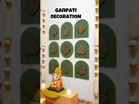 Cardboard se Ganpati Decoration ? #ganesh #ganpati #decoration #fevicolgluedrops