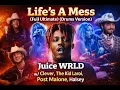 Juice WRLD - Life's A Mess (Feat. Clever, The Kid Laroi, Post Malone & Halsey) (With Drums)