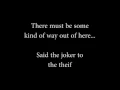 The Jimi Hendrix Experience - All Along The Watchtower Lyrics