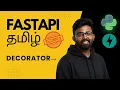 6 Python Decorators Simplified Explained in Tamil FastAPI RestAPI GenAI AI with Akash
