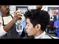HAIRCUT TUTORIAL CURLY TOP BURST TAPER FADE