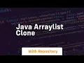 java arraylist clone
