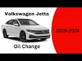 VW Jetta Oil Change Reset 2019-2024 MK7 DIY Guide 1 4T 1 5T Engine Service