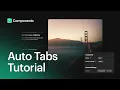 Create Auto Tabs in Webflow with Finsweet Components