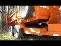 Home Depot Dump Trailer Rental for HUGE FREE FIREWOOD HAUL Moving Wood Chips