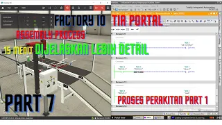 Download Factory IO \u0026 TIA PORTAL || Part 7 || SOFTWARE 3D FACTORY SIMULATION Assembly process part 1 MP3