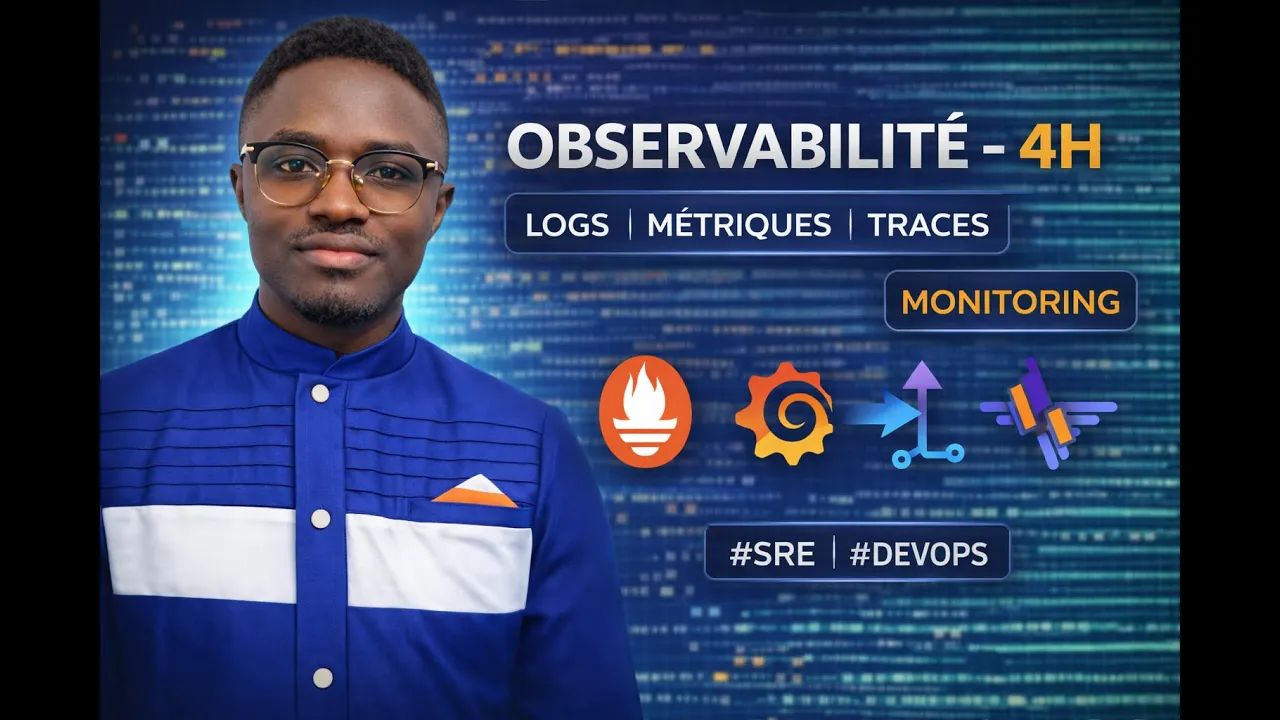 OBSERVABILITÉ – Formation Complète 4H (Logs, Metrics, Traces, OpenTelemetry & Grafana)